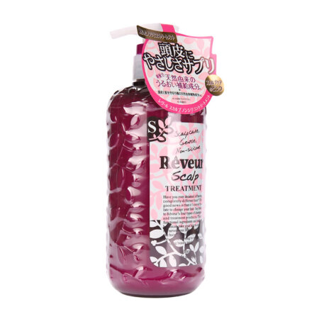 【满99包邮】日本Reveur 粉色护发素500ml （#16067）